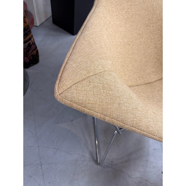 1978 Harry Bertoia for Knoll Bird Chair and Ottoman w/ Knoll Labels For Sale - Image 11 of 18
