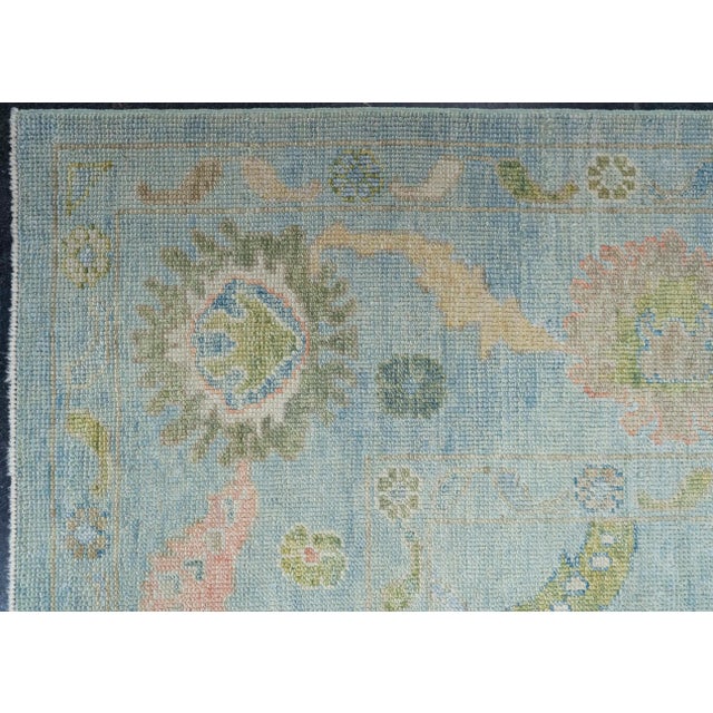 Early 21st Century Turkish Oushak Rug 9'2" x 11'8" #20386 For Sale - Image 5 of 8