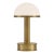 Currey & Company Promenade Brass Cordless Table Lamp For Sale