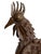 Vintage Bronze Benin Chicken Statue For Sale In Los Angeles - Image 6 of 9