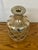 Glass Twine Wrapped Mercury Glass Bottles, Set of Two For Sale - Image 7 of 12