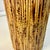 1970s Vintage Chinoiserie Boho Chic Coastal Scorched Burnt Bamboo Reed Hamper For Sale - Image 11 of 15