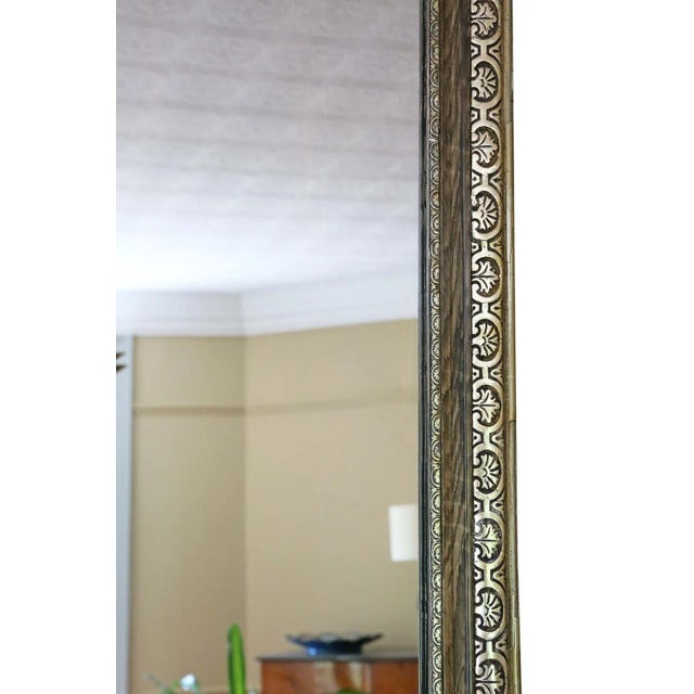 Large Gilt Overmantle Wall Mirror, 1890s For Sale - Image 4 of 7
