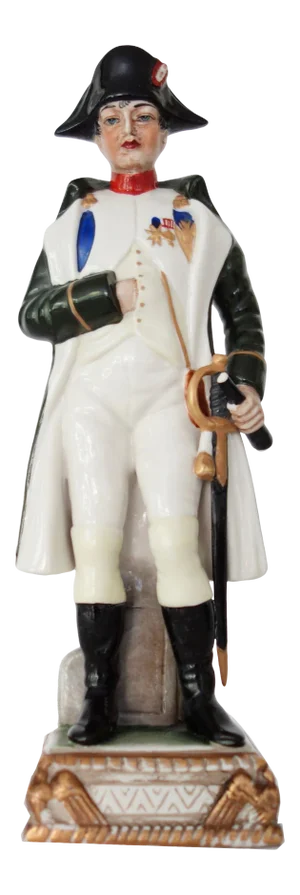 Vintage A J Uffrecht & Co Hand Painted Napoleon Porcelain Figurine