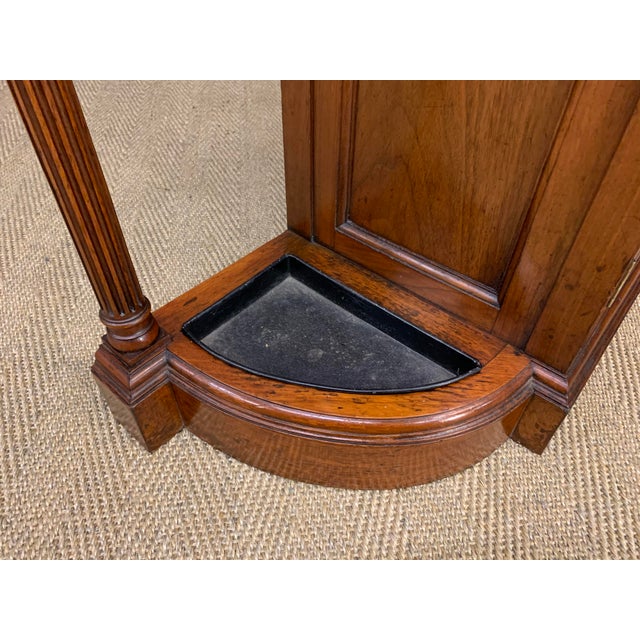 Late 19th Century Walnut Hall Cupboard from Shoolbred & Co., 1890 For Sale - Image 5 of 18