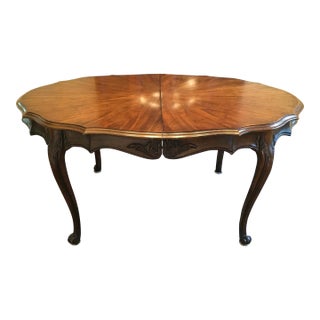 White Furniture Country French Extension Dining Table 1960s For Sale