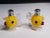 Folk Art Late 20th Century Yellow Fish Salt and Pepper Shakers- a Pair For Sale - Image 3 of 6