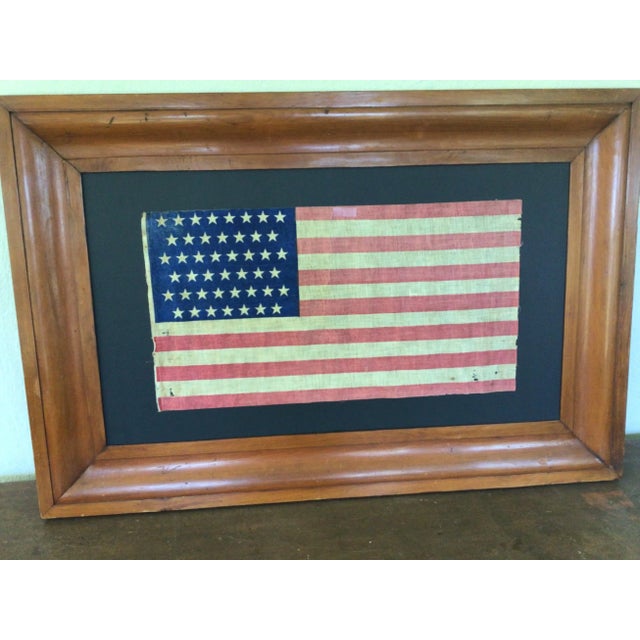 Late 19th Century Antique 45 Star American Flag 1896- 1907 Utah. For Sale - Image 5 of 5