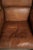 Sheepskin Wing Armchair in Warm Cognac Color For Sale - Image 6 of 13