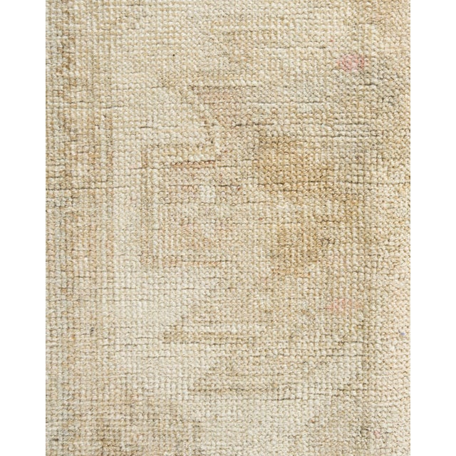 Vintage Circa 1940 Turkish Oushak Area Rug 4ft 7in X 7ft For Sale - Image 12 of 17