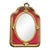 Mid-20th French Louis XVI Gold Velvet Wood Wall Mirror For Sale - Image 13 of 14