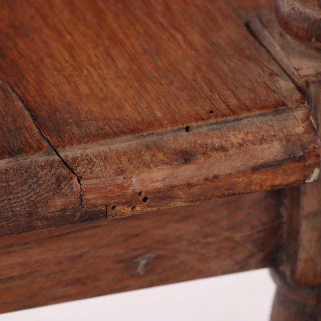 Wood A Set of French Oak Library Steps, C. 1890. For Sale - Image 7 of 7