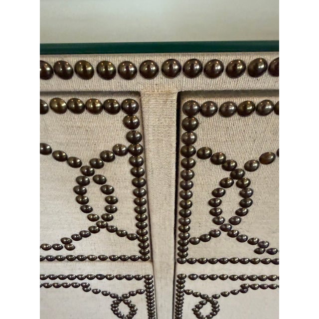 Linen Wrapped Dresser by Bernhardt For Sale In Nashville - Image 6 of 6