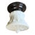 Antique Ceiling Light Fixture With Cast Acanthus Motif For Sale