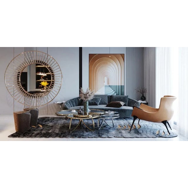 Not Yet Made - Made To Order Ghadames Armchair by Alma De Luce For Sale - Image 5 of 6