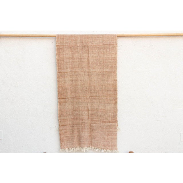 1990s Organic Peace Silk Throw, Assam Sand Dune For Sale - Image 5 of 5