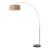 1960s Adjustable Morelli Float Brass Floor Lamp - Mid Century Modern, Arc Lamp, Dimmable, Black Marble Base For Sale