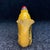 Chinoiserie Vintage Chinese Carved Fish Shaped Snuff Bottle With Red Stopper, Chinoiserie Collectible For Sale - Image 3 of 9