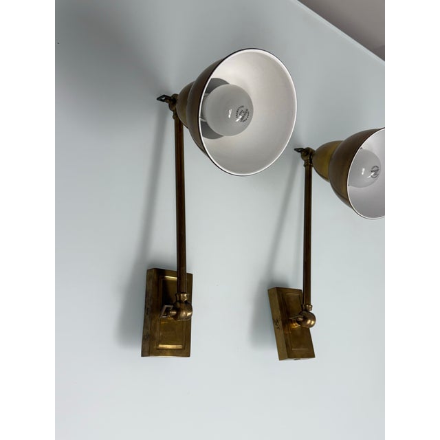 Visual Comfort French Library Single Arm Wall Lamps, Pair For Sale In San Francisco - Image 6 of 12