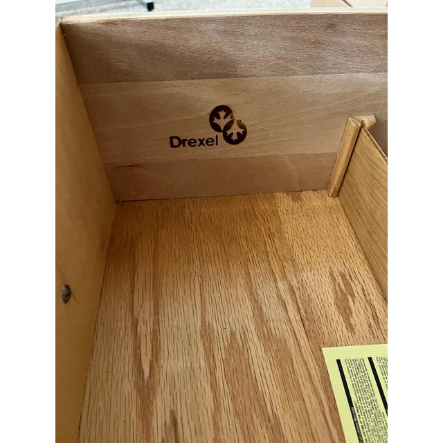 Drexel 1970s Passage by Drexel Heritage 3 Piece Campaign Entertainment Center - Set of 3 For Sale - Image 4 of 9