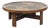 Large Brutalist Round Coffee Table with Inlaid Tiles, 1970s For Sale