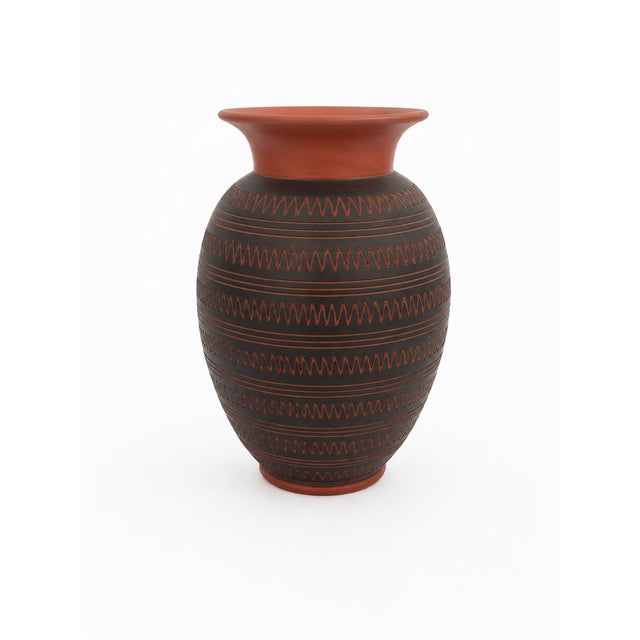 Brutalist Studio Pottery West German Vase by Rudi Stahl, 1960s For Sale - Image 6 of 6