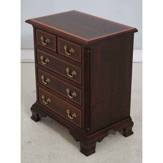 Age: C.2001 Details: Finish no.1 Bracket Feet Dovetailed Drawer Construction High Quality Construction Nice Inlay Work...
