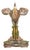 19th-Century French Cast Iron Heron Umbrella Stand with Hand-Painted Details For Sale