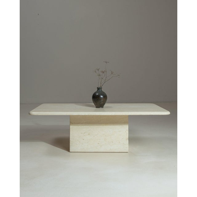 19th Century France Cream Marble Coffee Table For Sale In Greensboro - Image 6 of 10