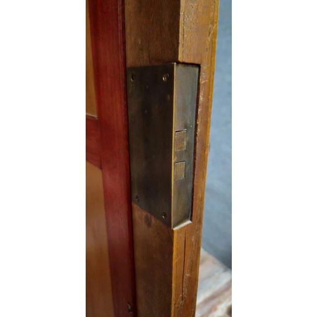 Louis XV Style Wardrobe with Mirror in Carved Walnut For Sale - Image 6 of 12