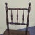 Stained beechwood library chair with a transforming mechanism: a simple hinge transforms the chair into a stepladder. Good...
