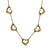 This vintage Elsa Peretti Tiffany & Co. necklace showcases her iconic Open Heart motif, rendered in sculptural 18K gold...