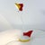Postmodern Red and Yellow Toucan Table Lamp from Brilliant Leuchten, Germany, 1980s For Sale - Image 3 of 12