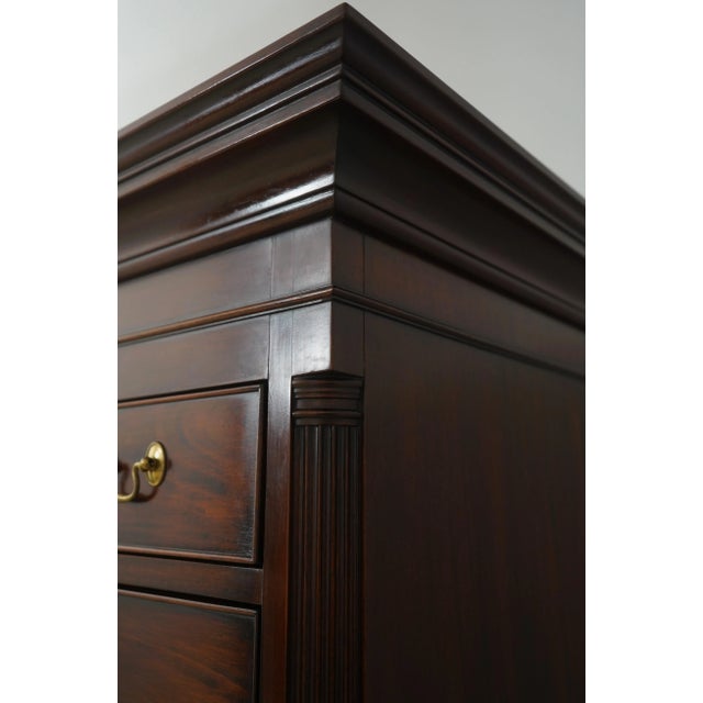 Wood Henkel Harris Mahogany New Market High Chest For Sale - Image 7 of 15
