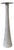 Gueridon Display Column Waiting Room Model in White Carrara Marble and Lacquered Iron by Angelo Mangiarotti, 1980s For Sale