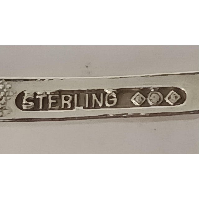 Antique 925 Baltimore Rose Jelly Server With Waterford Crystal Jelly