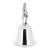 Late 20th Century Cartier Sterling Silver Table Bell With Figural Handle For Sale