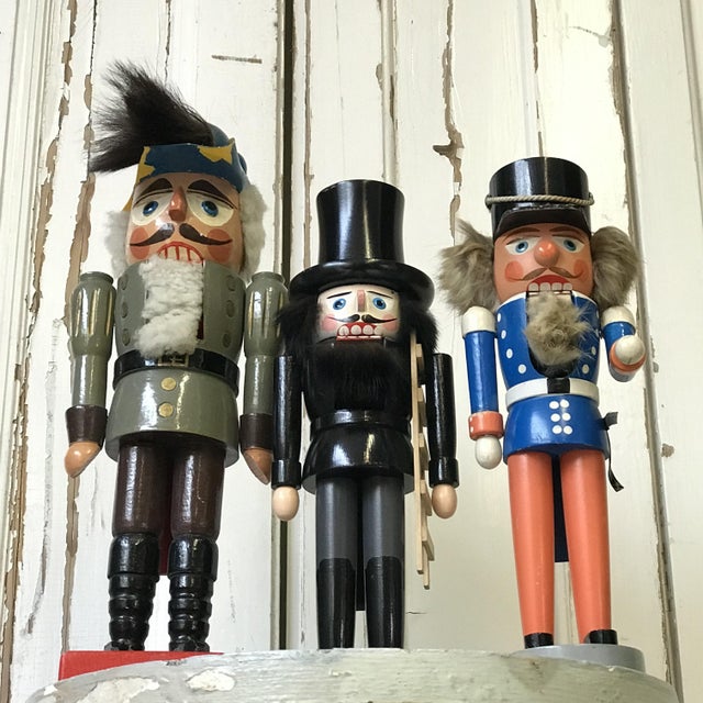 Wood Wooden Nutrackers, 1970s, Set of 3 For Sale - Image 7 of 17