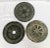 Industrial art. Repurposed vintage rubber jewelry molds have amazing texture, patina, and design. Neutral palette of black...