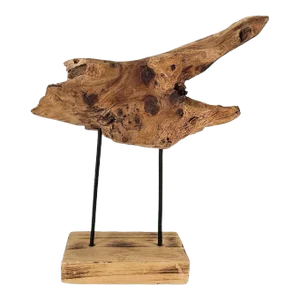 Driftwood on Stand Sculpture Art