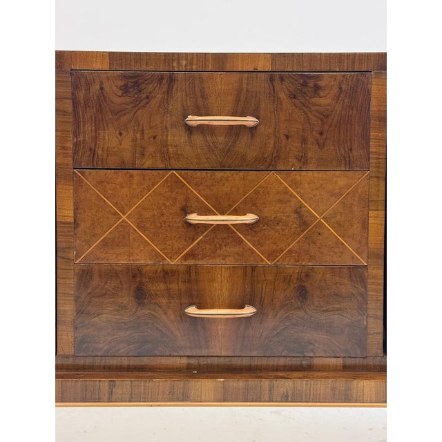 Italian Art Deco Walnut Sideboard, 1950s For Sale - Image 14 of 18