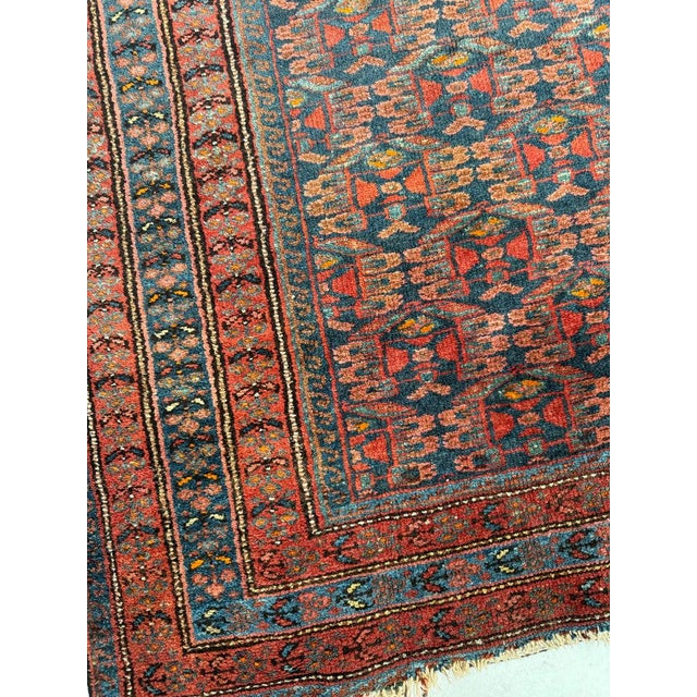 Persian 1940s Wonderful Bed of Tightly Packed Mini Trees or Shrubs Rug 4.5 x 6.6 For Sale - Image 3 of 7