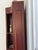 1980s Classic Slim Corner Bookcase Mahogany For Sale - Image 4 of 7