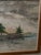 1970s 1970s Watercolor and Ink Framed Art Piece For Sale - Image 5 of 7