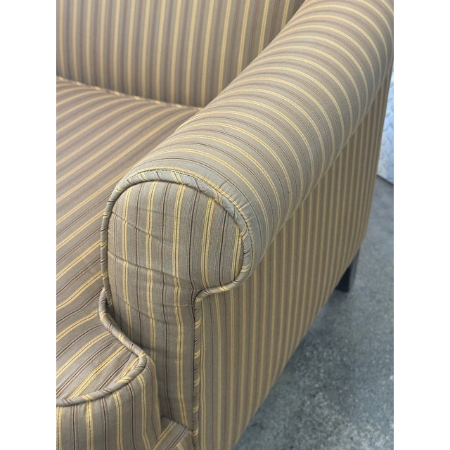 Late 20th Century George Smith Style Upholstered Chairs - A Pair For Sale - Image 10 of 11