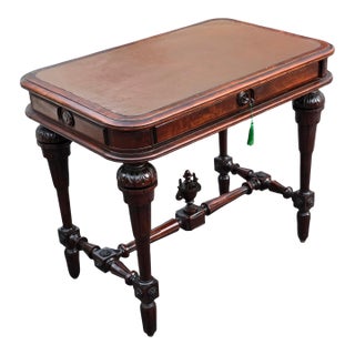 Antique 19th Century English William IV–period Mahogany Writing Table For Sale