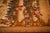 1875s Antique Beige Field European Landscape Victorian Flat Weave Wool Tapestry For Sale - Image 13 of 15