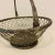 Vintage Silver Woven Basket For Sale - Image 4 of 10