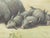 Tan Oil on Board Painting of Pigs, Signed Julia s.g. Porter For Sale - Image 8 of 14