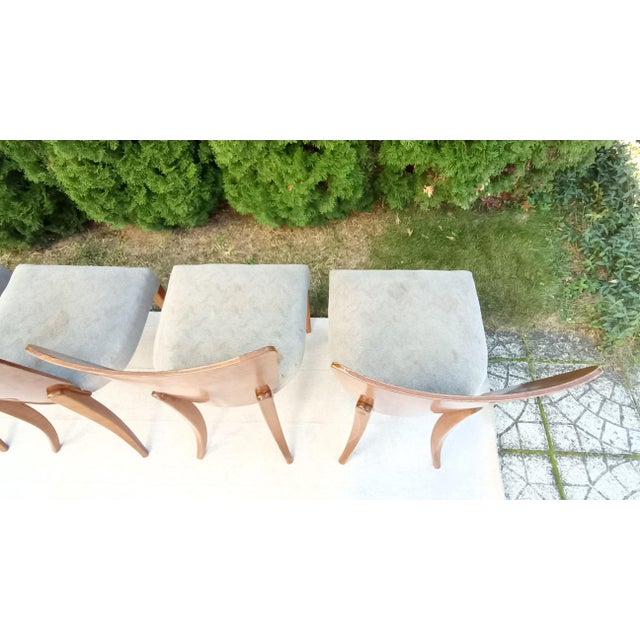 H-214 Chairs by Jindrich Halabala for Up Závody, 1940s, Set of 4 For Sale - Image 10 of 18